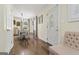 Bright dining room with hardwood floors, stylish table, and decorative accents at 135 Brookshire Dr, Fayetteville, GA 30215