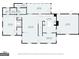 Detailed floor plan showcasing the layout of the home's first level at 135 Brookshire Dr, Fayetteville, GA 30215