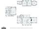 Detailed floor plans showcasing the layout of all levels of the home at 135 Brookshire Dr, Fayetteville, GA 30215