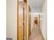 Hallway with wooden doors and hardwood floors at 9706 Holly Hill Way, Jonesboro, GA 30238