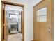Convenient laundry room with modern washer and dryer at 9706 Holly Hill Way, Jonesboro, GA 30238