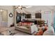 Open-concept living space connects the living area, dining area and kitchen seamlessly at 697 Emporia Loop, Mcdonough, GA 30253