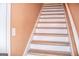 Close up of hardwood stairs at 6830 Peeksville Rd, Mcdonough, GA 30252