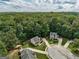 Aerial view of homes nestled in a wooded neighborhood at 1600 Coal Shovel Ne Trl, Conyers, GA 30013