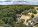 Aerial view of a neighborhood surrounded by mature trees at 1600 Coal Shovel Ne Trl, Conyers, GA 30013