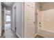 Bright bathroom with a shower and tub combination at 1600 Coal Shovel Ne Trl, Conyers, GA 30013