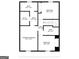 Layout of the second floor displaying bathrooms, bedrooms, walk-in closet, and hall dimensions at 1600 Coal Shovel Ne Trl, Conyers, GA 30013