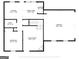Layout of the first floor showing the kitchen, dining area, bathroom, bedroom, living room, laundry, and garage at 1600 Coal Shovel Ne Trl, Conyers, GA 30013