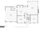 Detailed floor plan showcasing the layout of the main level, including the kitchen, living room, and garage at 345 Kerrith Dr, Stockbridge, GA 30281