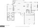 Detailed floor plan showcasing layout of the home including the kitchen, living, and bedrooms at 3612 Bill Gardner Pkwy, Locust Grove, GA 30248