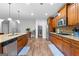 Beautiful kitchen featuring a center island, stainless steel appliances, and ample counter space at 360 Grandmas Ln, Fayetteville, GA 30215