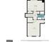 Second floor floor plan with bedrooms and bathroom at 6230 S Summers Cir, Douglasville, GA 30135