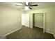 Neutral colored walls, carpet, and a ceiling fan featured in this bedroom view at 2469 Baywood Se Dr, Atlanta, GA 30315