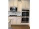 Gourmet kitchen featuring stainless appliances and granite countertops at 160 Elysian Dr, Fayetteville, GA 30214