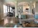 Open-concept living area seamlessly connects to dining and kitchen spaces at 160 Elysian Dr, Fayetteville, GA 30214