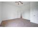 Bedroom with carpet, ceiling fan, and bright white paint at 1993 Reynolds Sw Dr, Atlanta, GA 30315