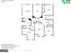This is the first-floor plan, which includes a primary bedroom, office, two bedrooms, and a bathroom at 473 Cherry Creek Dr, Loganville, GA 30052