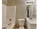 Bright bathroom features a tub, shower, toilet, and sink at 426 Summer Hill Cir, Stockbridge, GA 30281