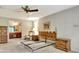 Bright bedroom with an ensuite bathroom and modern furniture set at 550 Hawthorne Dr, Fayetteville, GA 30214