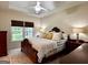 Comfortable main bedroom features neutral colors, cozy carpet, and natural light at 10 Wigwam Cir, Whitesburg, GA 30185