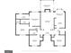 Detailed floor plan with dimensions showing the layout of the home, including room sizes and features at 10 Wigwam Cir, Whitesburg, GA 30185