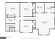 Detailed second-floor floor plan highlighting the bedroom and bathroom layout at 8330 N Sterling Lakes Dr, Covington, GA 30014