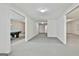 Basement rec room offers space for activities with billiards table nearby at 133 Sea Island Dr, Peachtree City, GA 30269