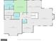 Detailed floor plan showcasing layout of the main level, including kitchen and living spaces at 150 Surrey Chase Dr, Social Circle, GA 30025
