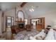 Spacious living room with a fireplace, hardwood floors, and open floor plan at 715 Branchview Ct, Mcdonough, GA 30252