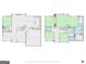 Combined floor plans illustrating the room layouts for both floors at 634 Gardner Rd, Stockbridge, GA 30281