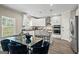 Eat-in kitchen featuring stainless appliances, and an island with seating at 634 Gardner Rd, Stockbridge, GA 30281