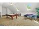 Game room features a pool table, card table, neutral colors, and plenty of space to entertain at 2878 Heather Row Sw Rdg, Lilburn, GA 30047