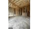 Unfinished basement space with exposed framing and concrete floor, ready for customization and finishing touches at 129 Silvercrest Dr # 57, Acworth, GA 30101