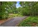 Picturesque property setting with a private driveway leading to the home near a serene lake at 134 Mellington Ln, Peachtree City, GA 30269