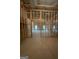 Unfinished basement area framed and ready for customization at 149 Silvercrest Dr # 58, Acworth, GA 30101