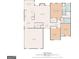 Detailed floor plan showcasing the layout of the home, including the kitchen, living room, and bedrooms at 1129 River Green Ct, Mcdonough, GA 30252
