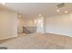 Open loft area with plush carpeting and abundant natural light, perfect for a home office at 220 Fern Dale Dr # 71, Fairburn, GA 30213