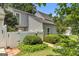 Charming home exterior with a white picket fence and well-maintained landscaping creating a welcoming curb appeal at 2694 Greentree Se Dr, Marietta, GA 30067