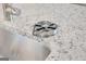 Close up detail of stainless steel sink and granite countertop with glass rinser at 75 Jacoby Dr # 95, Fairburn, GA 30213