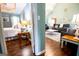 Open floor plan featuring hardwood floors connecting the main bedroom to the living room area at 1612 Cagle Ct, Lawrenceville, GA 30045