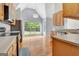 Spacious kitchen featuring stainless appliances and a breakfast nook with natural light at 240 Turnbridge Cir, Peachtree City, GA 30269