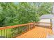 Large wooden deck provides ample space for outdoor entertaining and relaxation at 489 Radar Dr, Hapeville, GA 30354