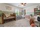 Comfortable Bedroom space with a crib, shelving, and an area for play at 200 Pine Tree Ln, Mcdonough, GA 30252
