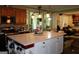 Open concept kitchen with large center island and eat in breakfast bar at 9342 Carillon Ct, Jonesboro, GA 30236