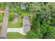 Beautiful aerial view showing the home's layout, yard, and surrounding neighborhood at 423 Mephisto Cir, Lawrenceville, GA 30046