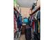 Spacious walk-in closet with built-in shelving and ample storage space at 69 Trace Ct, Stockbridge, GA 30281