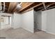 Spacious basement featuring carpet flooring, finished walls and walkout at 1504 Oglethorpe Dr, Suwanee, GA 30024
