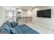 Cozy loft with comfortable seating, flat screen TV, and lots of natural light at 5490 Bent Grass Way, Douglasville, GA 30135