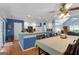 Spacious open-plan dining area with hardwood flooring and views into living areas at 1112 Haver Ct, Mcdonough, GA 30252