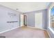 The bedroom offers two entrances and has lots of room for creating your own private space at 548 Thomas Downs Way, Jonesboro, GA 30238